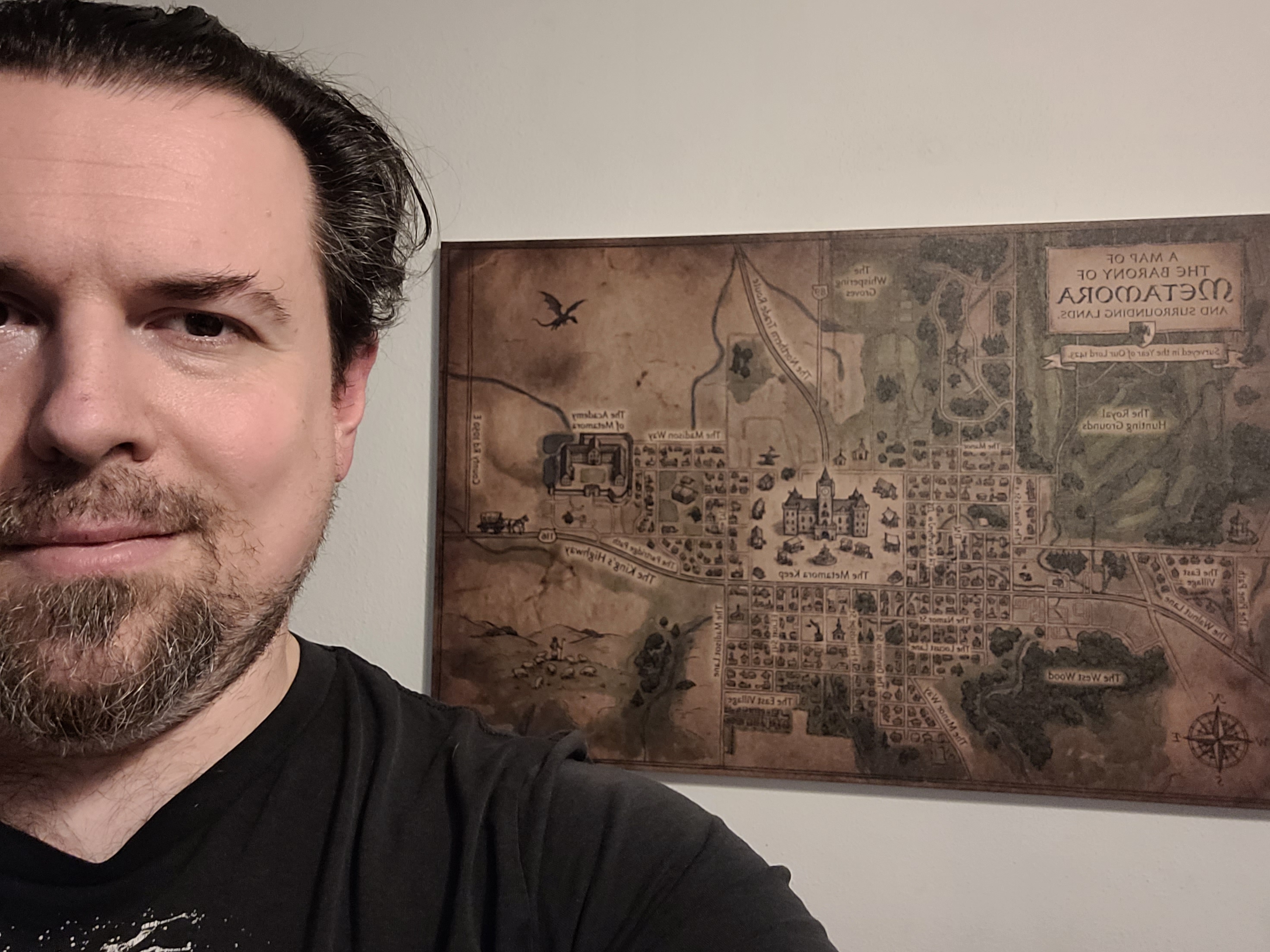 The B.'s map